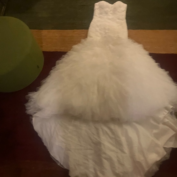 Galina Signature braided woven sculpted bodice mermaid wedding gown - Picture 5 of 8